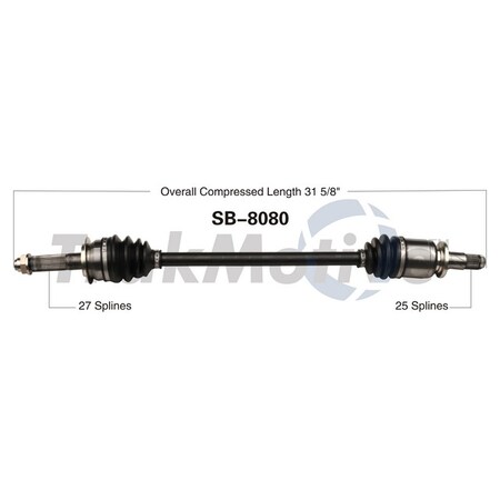 Surtrack Axle Cv Axle Shaft, Sb-8080 SB-8080